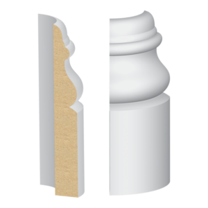 Victorian/Newport Base Round Corner - 1 ft
