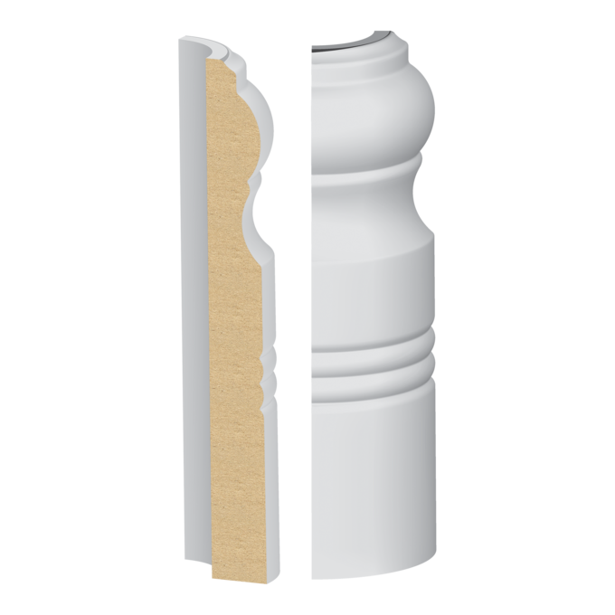 Savannah/Vermont Base Round Corner - 1 ft