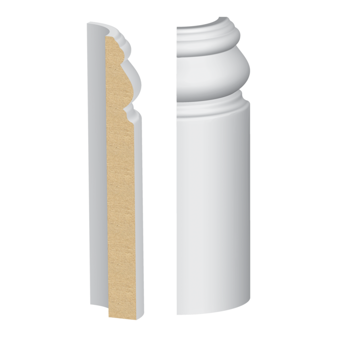 Santa Fe/#175 Base Radius Corner - 1 ft