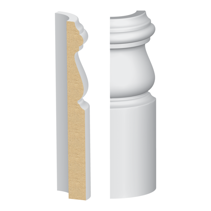 Monterey/Sonoma Base Radius Corner - 1 ft
