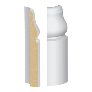 Crescent/Lancaster Base Round Corner - 1 ft