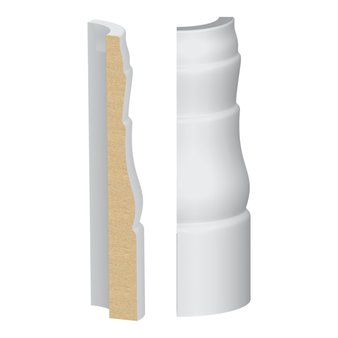#566 Base Round Corner - 1 ft
