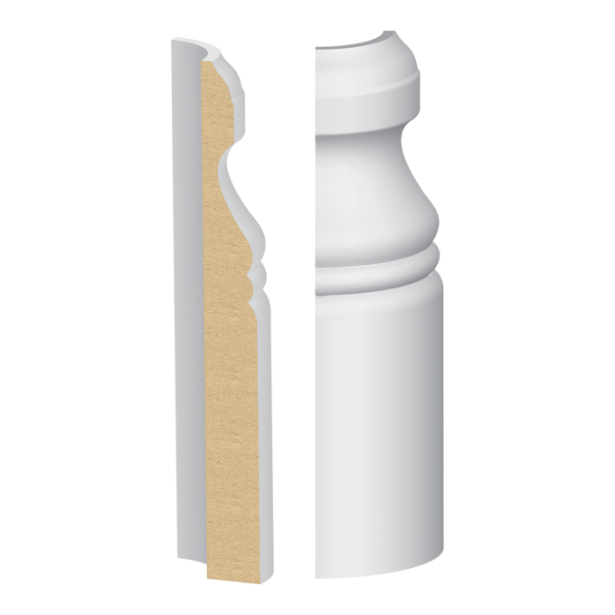 Carolina/Palisade Base Round Corner - 1 ft