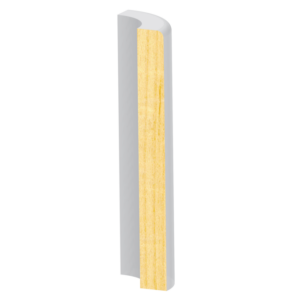 1 Eased Edge Craftsman Base Round Corner - 1 ft