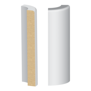1 Eased Edge Craftsman Base Round Corner - 1 ft