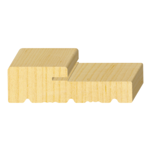 Exterior Frame Side Pair with Weatherstrip Kerf - 1 ft
