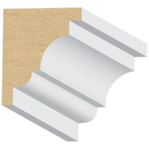 Pediment Crown - 1 ft