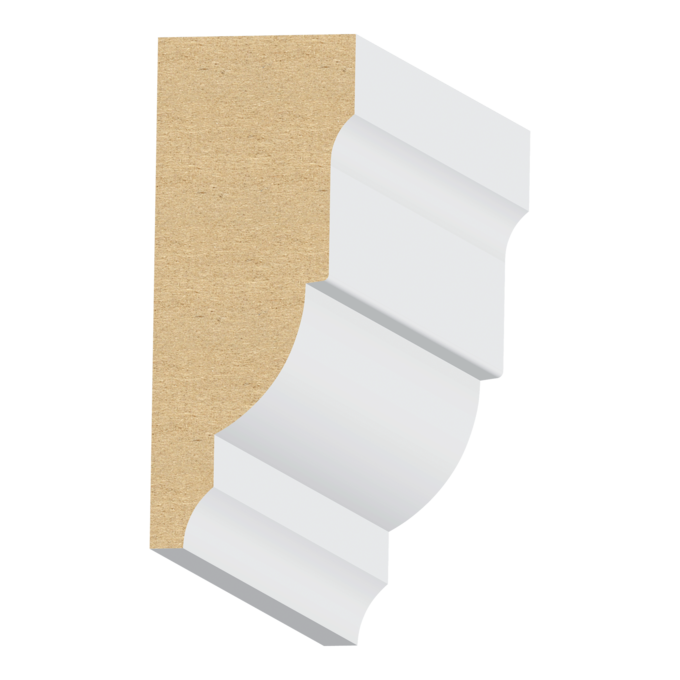 Pediment Crown - 1 ft