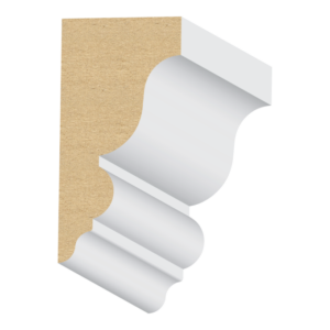 Classic Pediment Crown - 1 ft