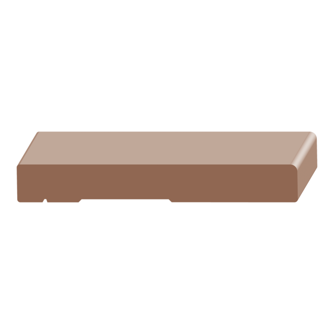 Interior Jamb Side Pair (81" below dado) - 1 ft