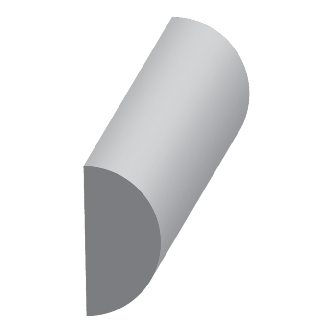 Half round