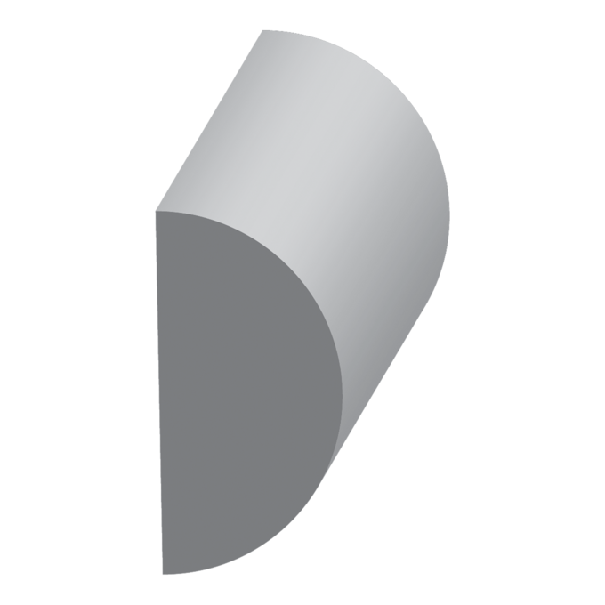 Half round