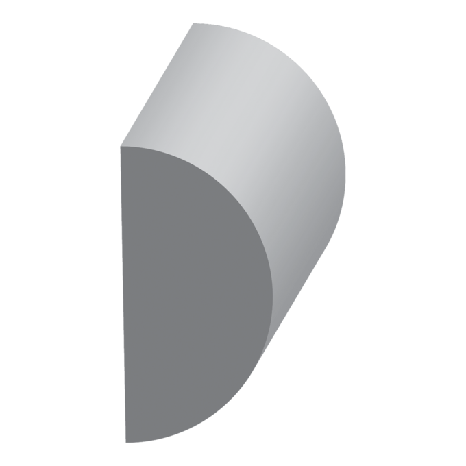 Half round