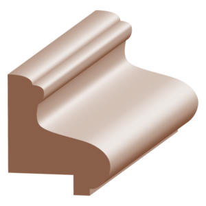 Raised Panel Cap with 3/4" Rab't - 1 ft