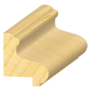 Raised Panel Cap with 1/4 x 3/4" Rab't - 1 ft