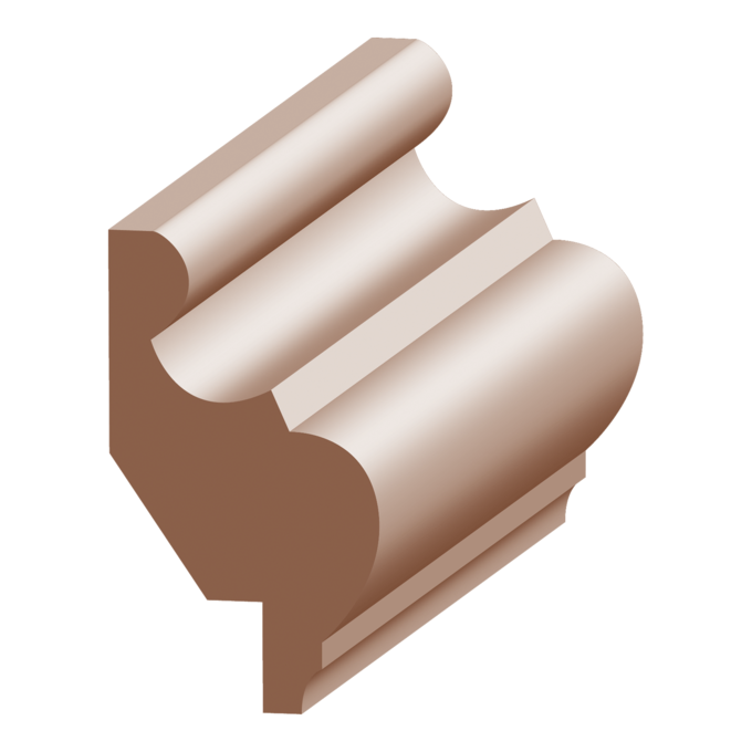 Panel Cap with 1/2" Rab't - 1 ft