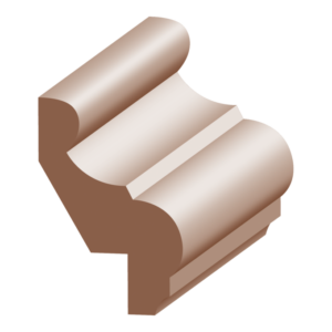 Panel Cap with 3/4" Rab't - 1 ft