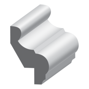 Panel cap with 3/4" rab't