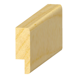 Wainscot Cap with 1/4" x 3/8" Rab't - 1 ft