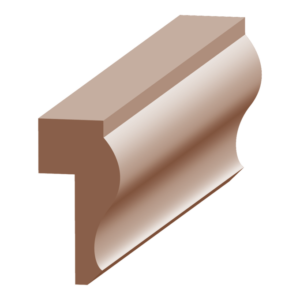 Panel Cap with 3/4" Rab't - 1 ft