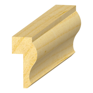 Panel Cap with 1/4" x 3/8" Rab't - 1 ft