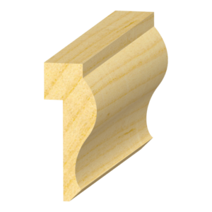 Panel Cap with 1/4" x 1-1/8" Rab't - 1 ft