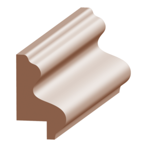 Raised Panel Cap with 1/2" Rab't - 1 ft