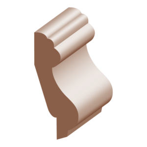 Chair Rail with 1/2" Rab't - 1 ft
