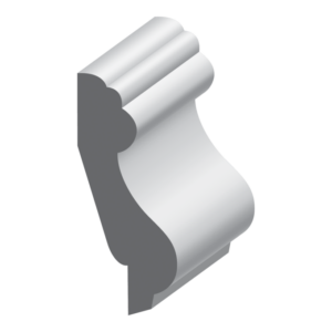 Chair rail with 1/2" rab't
