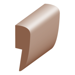 Panel Cap with 1/2" Rab't - 1 ft