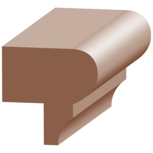 Rab't Nose & Cove with 3/4" Rab't - 1 ft