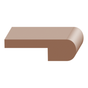 Nosing with 11/16" x 2-1/8" Rab't - 1 ft