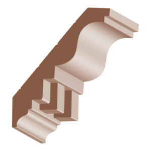 Dentil Crown - 1 ft