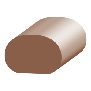 Oval Handrail - 1 ft
