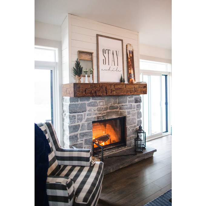 Mantel Beam Hand Hewn - Image 3