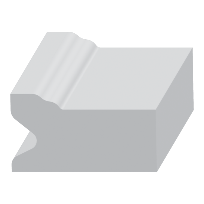 Composite Stucco Mould - 1 ft