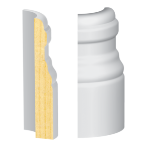 Colonial Base Round Corner - 1 ft