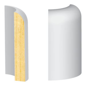 Streamline round corner to match pr305fj - 1 ft