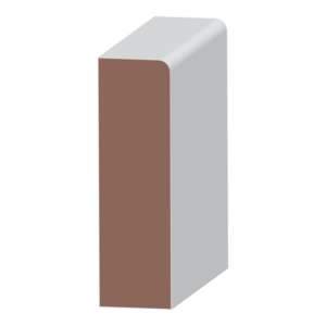 Primed Craftsman 1 Eased Edge Base Block - 1 ft