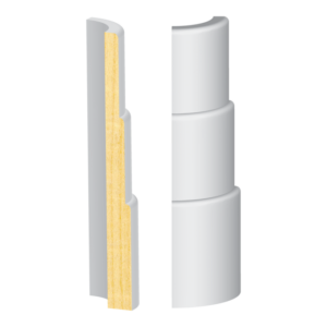 3-Step Base Round Corner - 1 ft