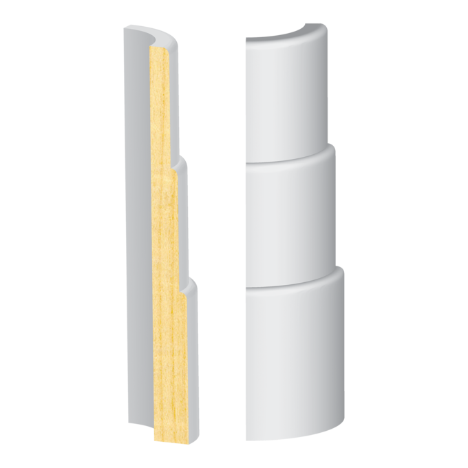 3-Step Base Round Corner - 1 ft