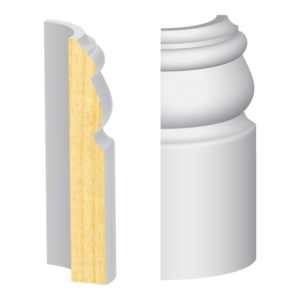 Santa Fe/#175 Base Round Corner - 1 ft