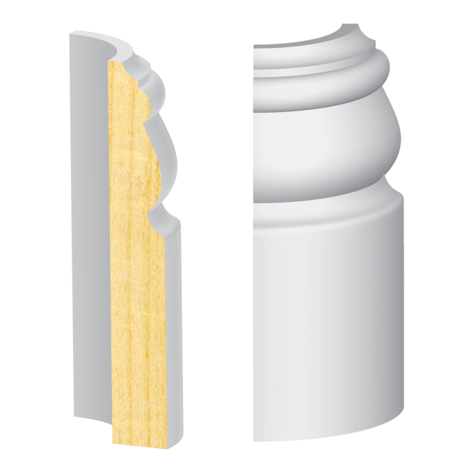 Santa Fe/#175 Base Round Corner - 1 ft