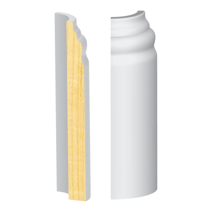 Edgewood Base Radius Corner - 1 ft