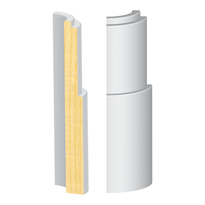 Meridian Base Radius Corner - 1 ft