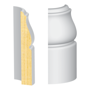 Crescent/Lancaster Base Radius Corner - 1 ft