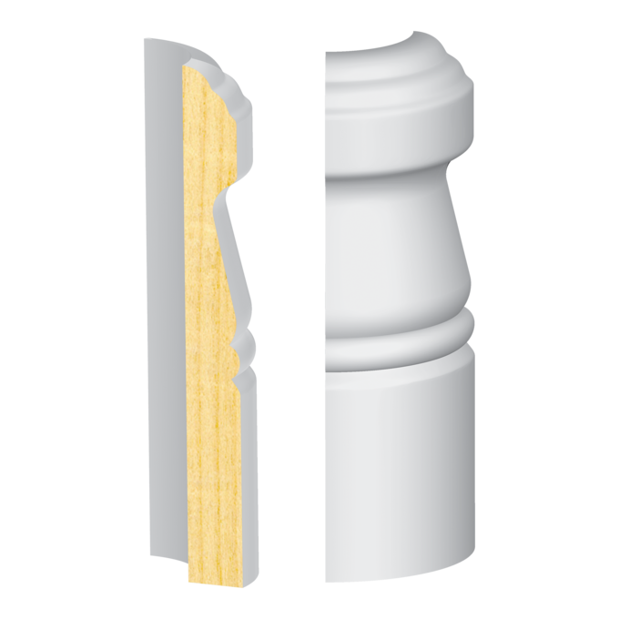 Carolina/Palisade Base Round Corner - 1 ft