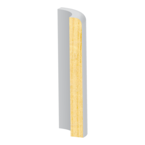 1 Eased Edge Craftsman Base Round Corner - 1 ft