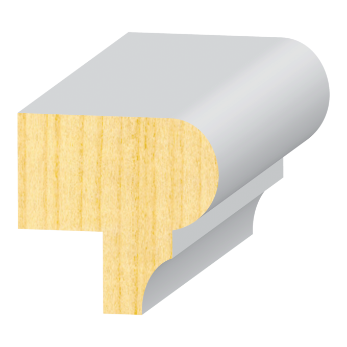 Nose & Cove with 11/16" x 11/16" Rab't - 1 ft