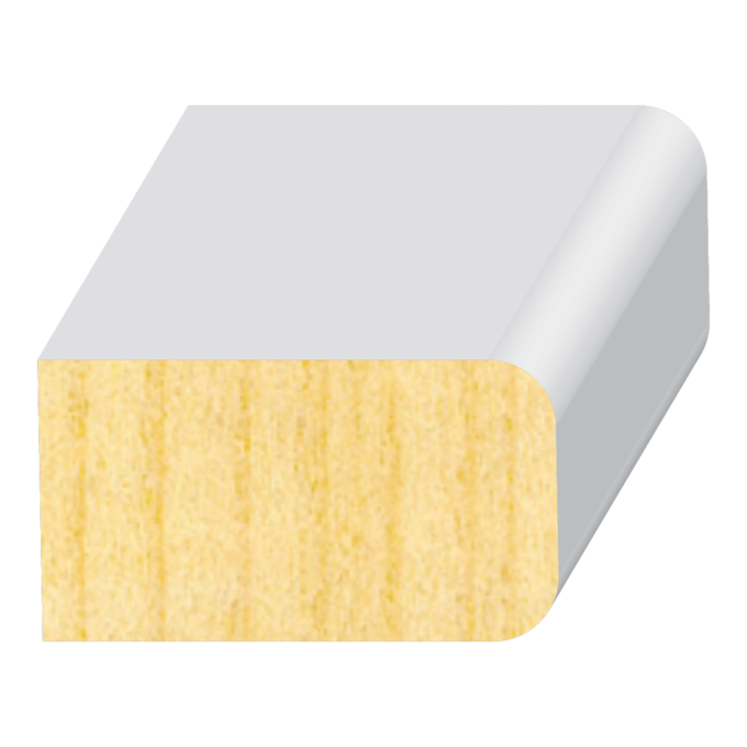 2 Eased Edge Door Header Fillet - 1 ft